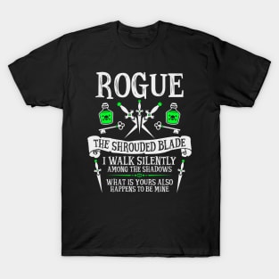 Rogue, Dungeons & Dragons - The Shrouded Blade T-Shirt